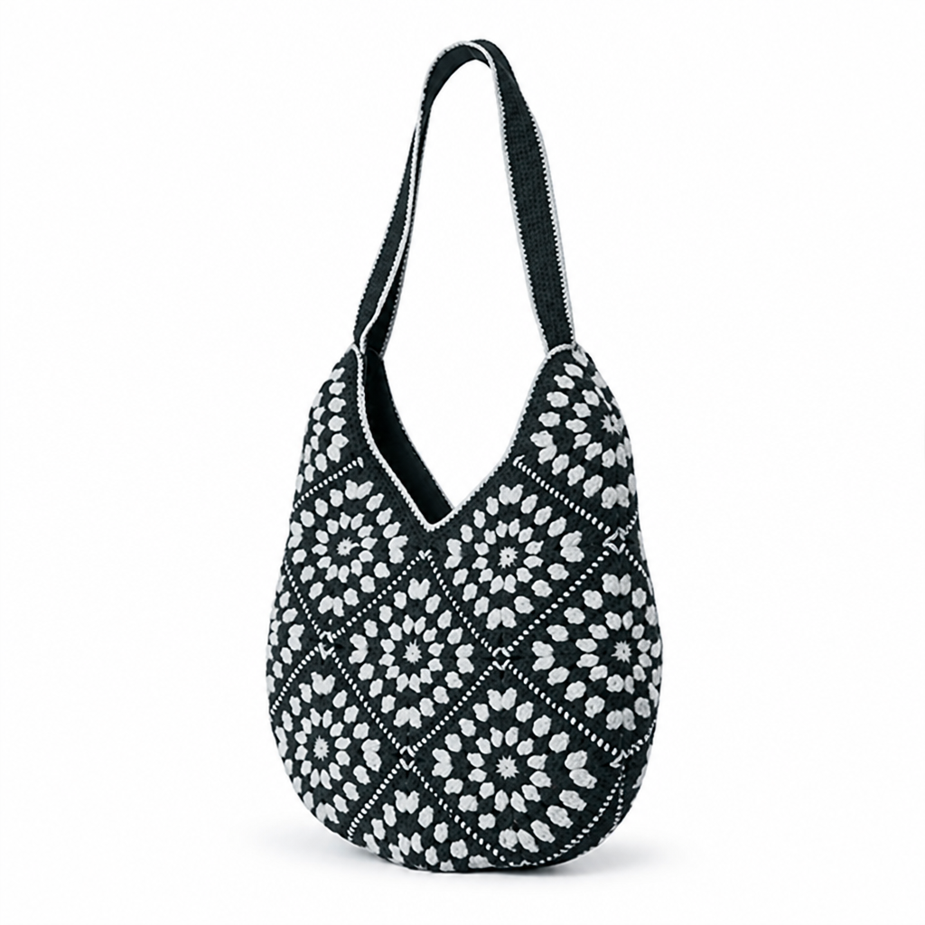 Handcrafted Unique Pattern Lightweight Shoulder Bag