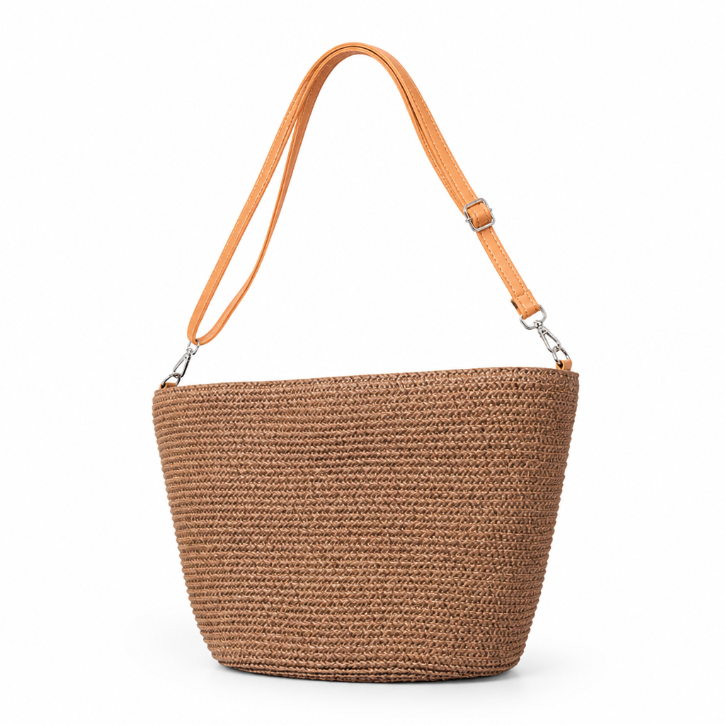 Handcrafted Woven Adjustable Strap Shoulder Bag