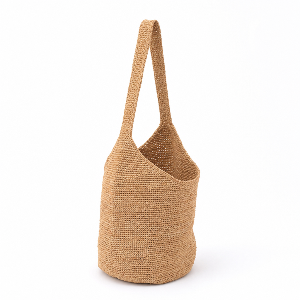 Handcrafted Woven Eco-Friendly Shoulder Bag (Long Strap)
