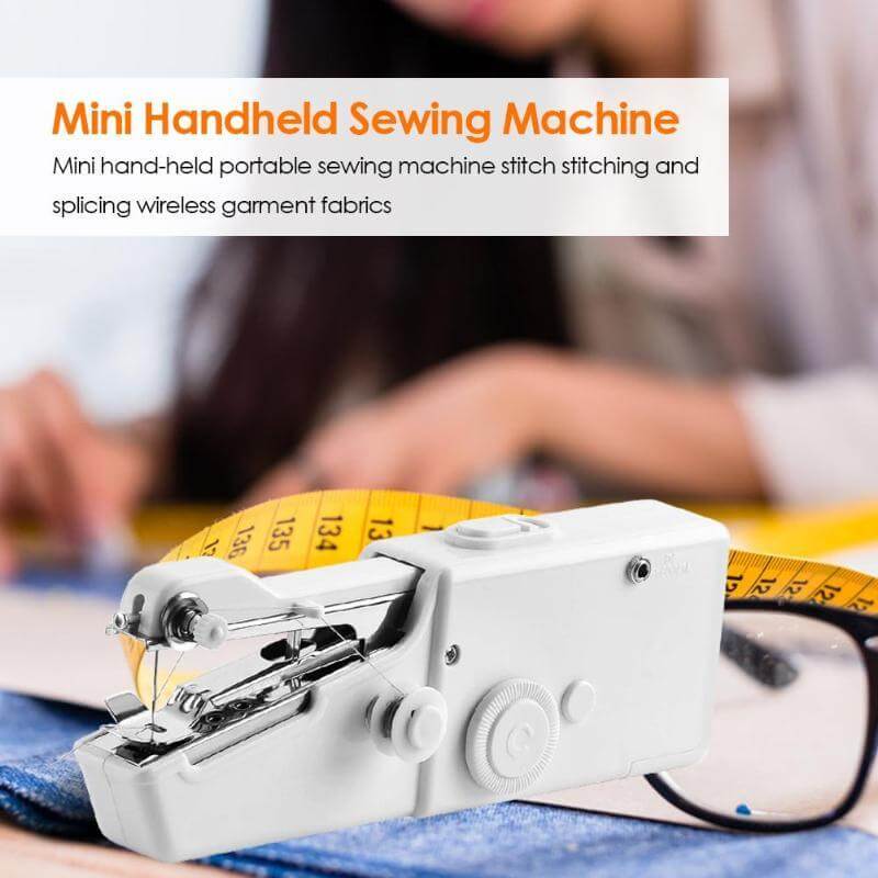 Handheld Sewing Machine Compact Battery-Powered Portable Design