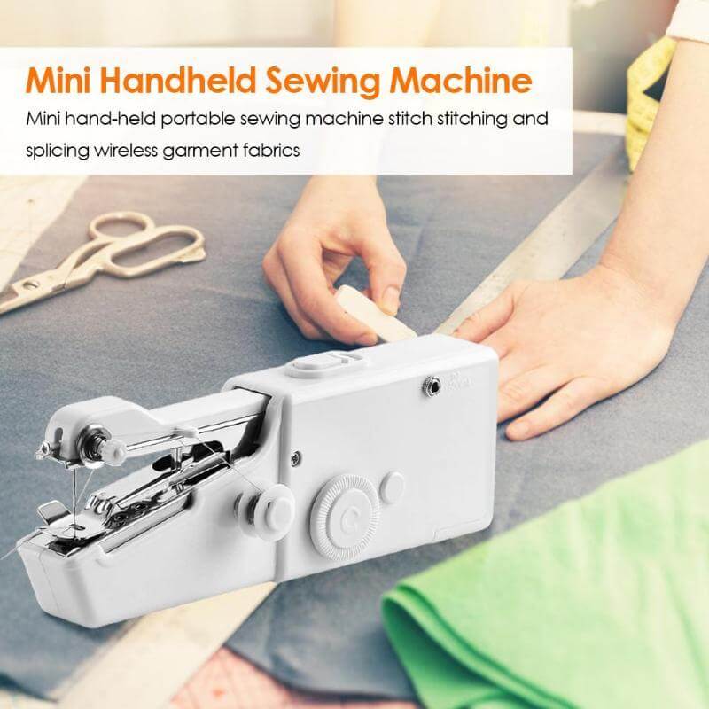 Handheld Sewing Machine Compact Battery-Powered Portable Design