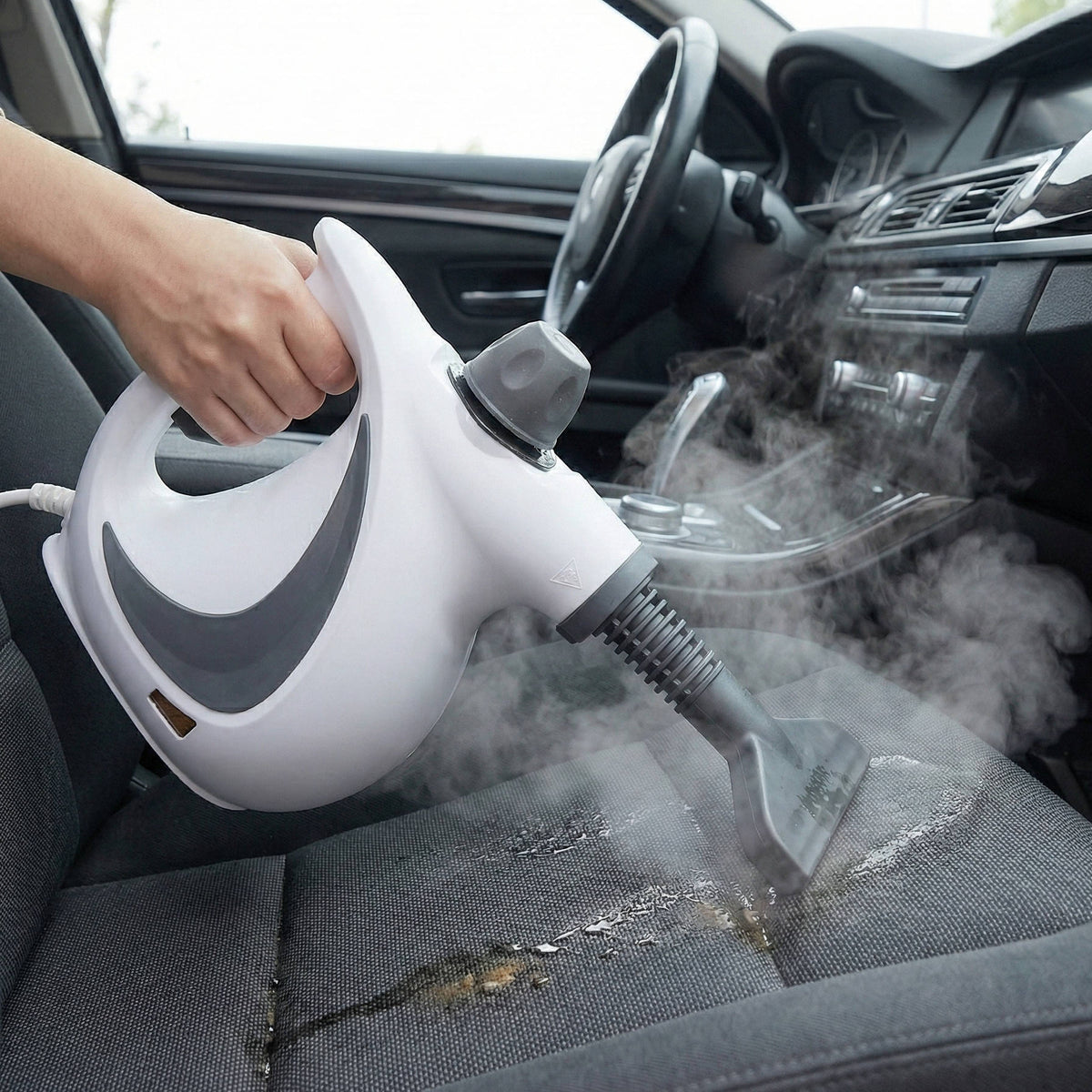 Handheld Steam Cleaner High-Pressure 4 Attachments Fast Heat-Up