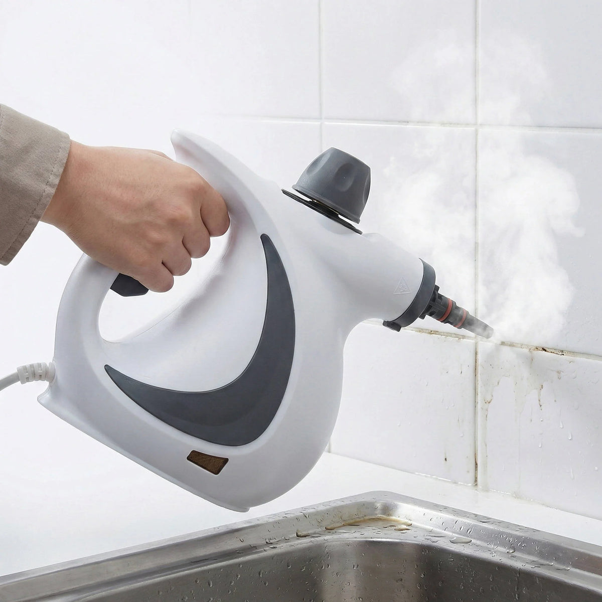 Handheld Steam Cleaner High-Pressure 4 Attachments Fast Heat-Up