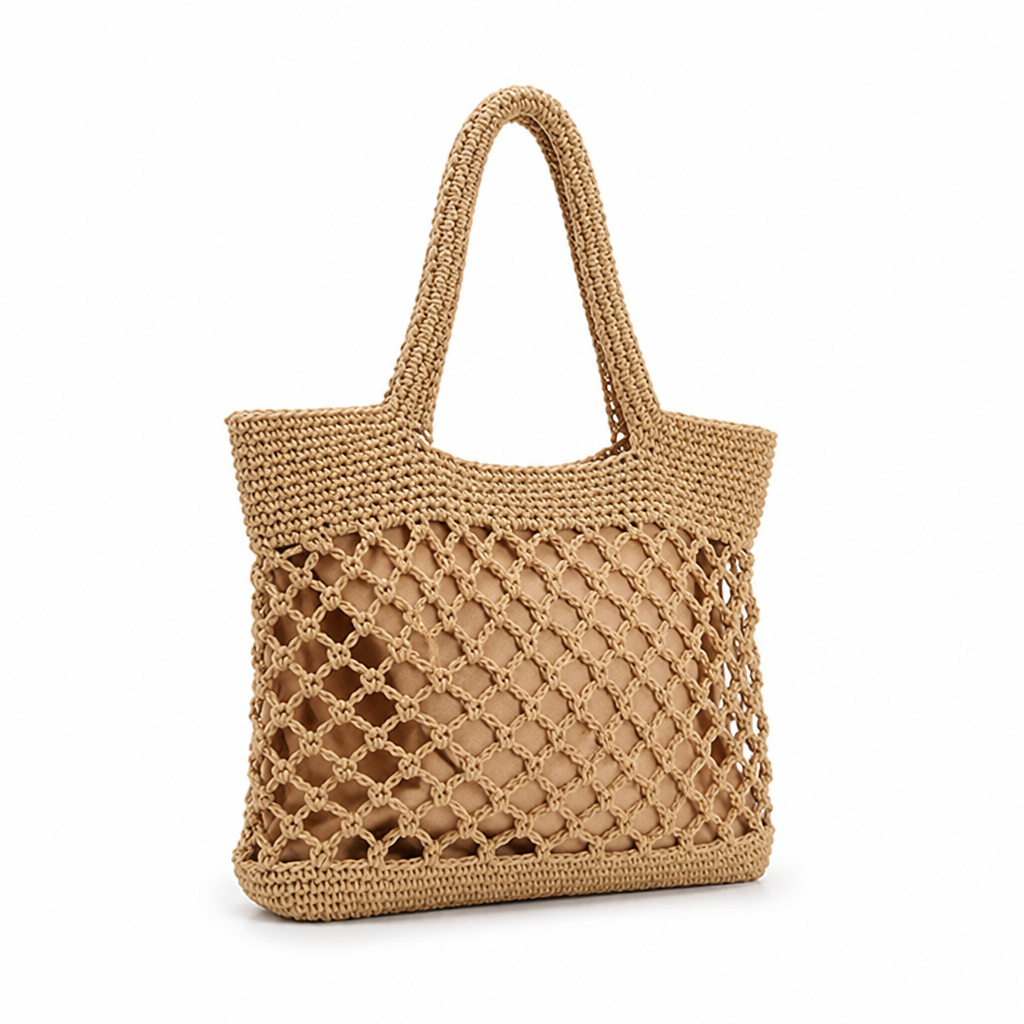 Handmade Eco-Friendly Mesh Tote Bag
