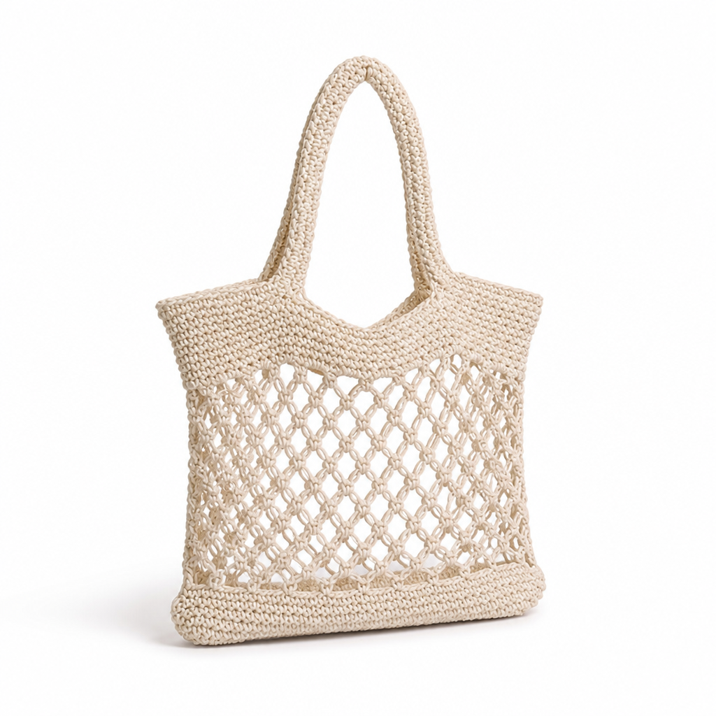 Handmade Eco-Friendly Mesh Tote Bag