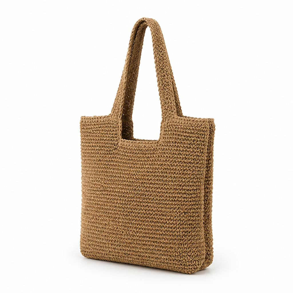 Handmade Natural Spacious Tote Bag