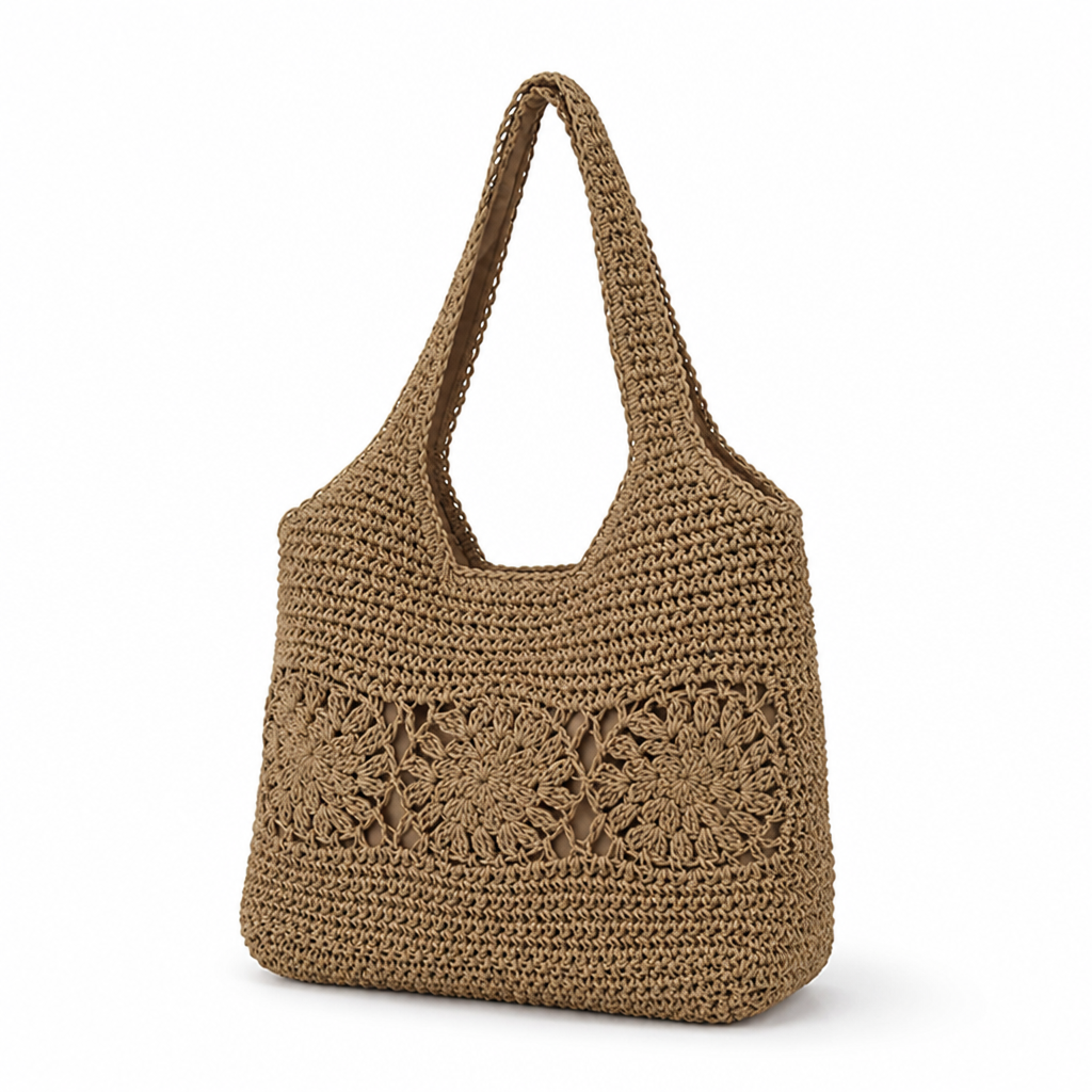 Handmade Sustainable Crochet Shoulder Bag