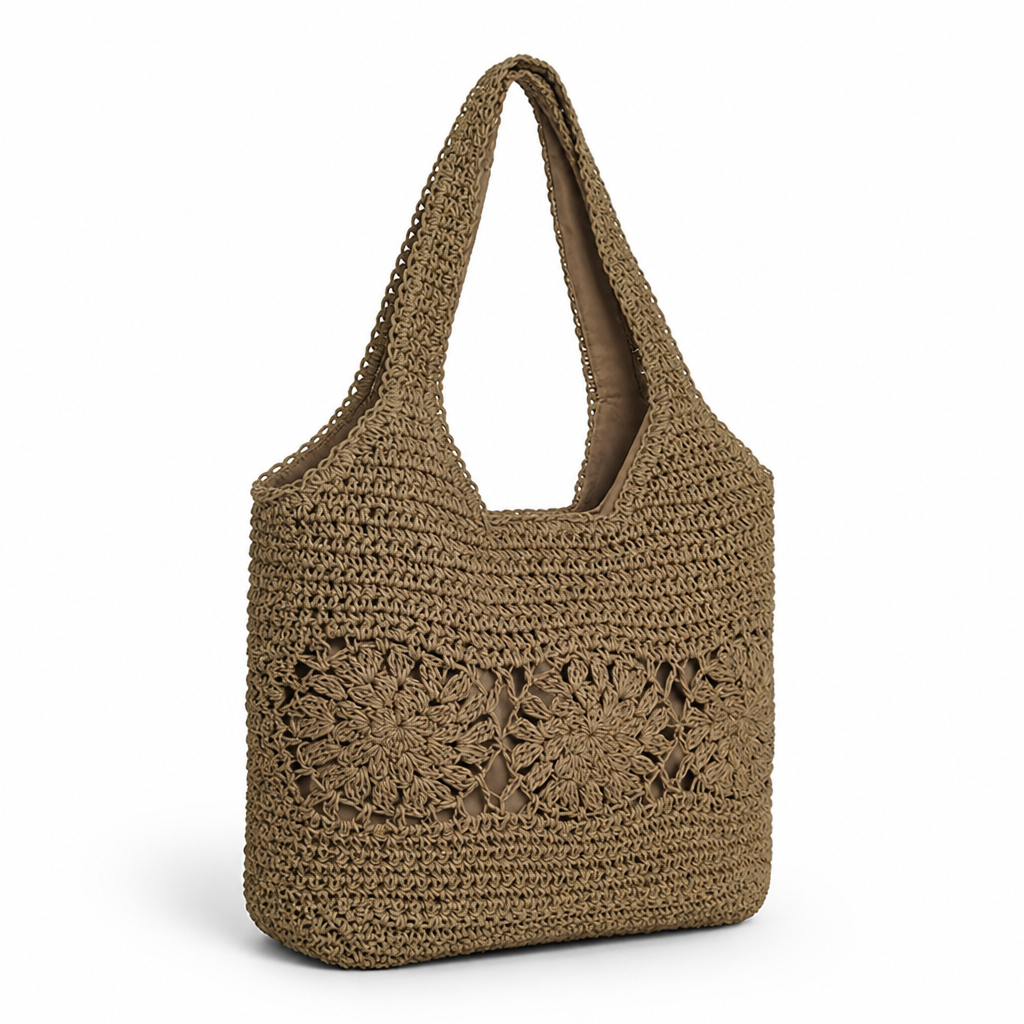 Handmade Sustainable Crochet Shoulder Bag