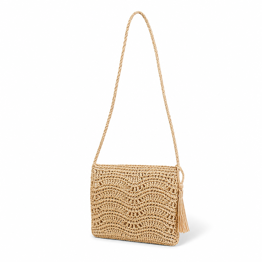 Handmade Woven Crossbody Bag (Adjustable Strap)