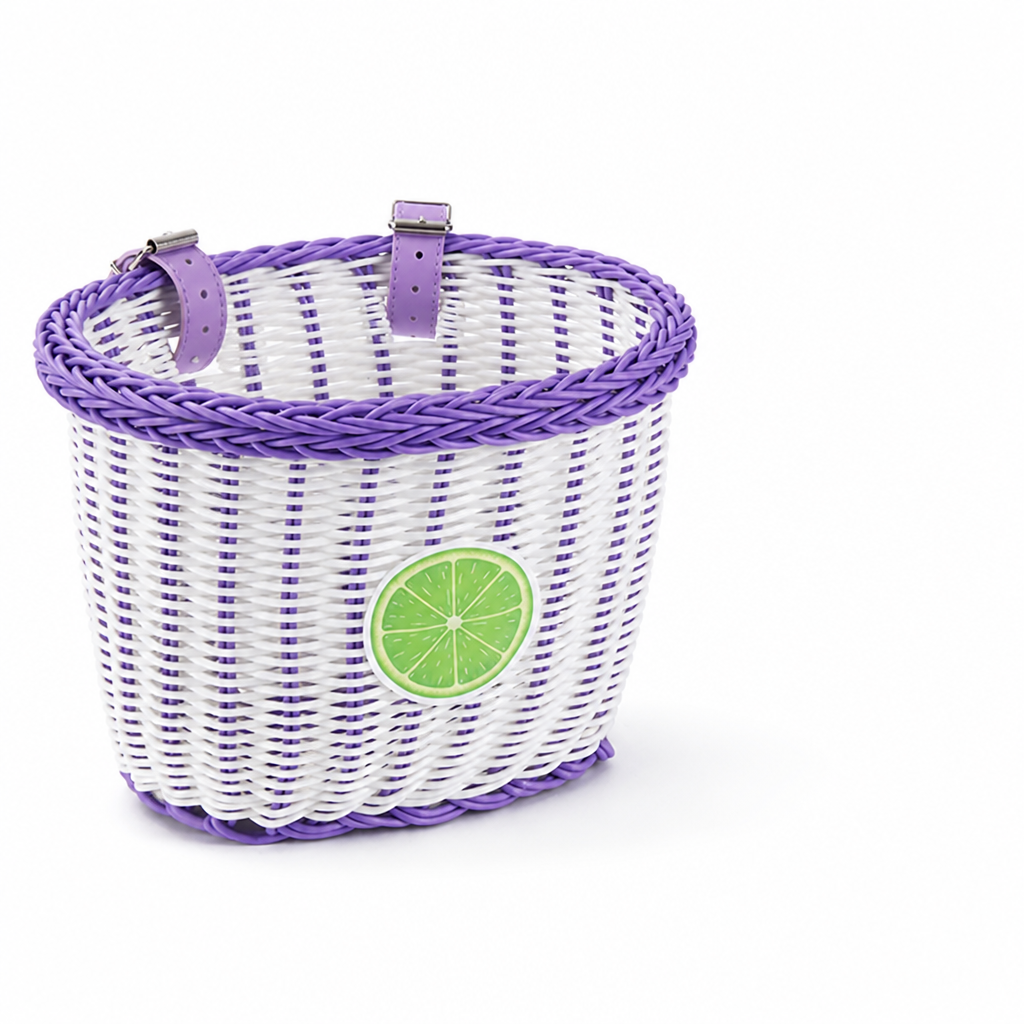 Handwoven Braided Bicycle Basket (Adjustable Straps)