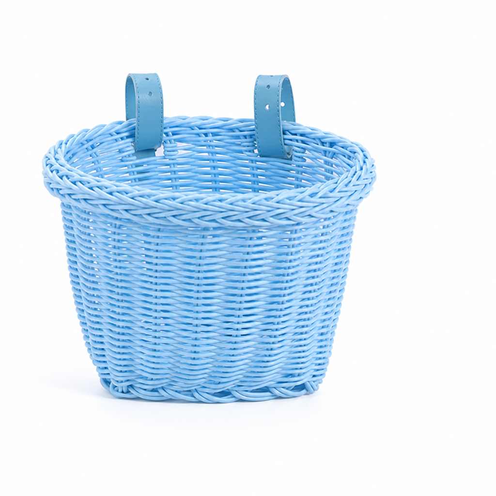 Handwoven Braided Bicycle Basket (Adjustable Straps)