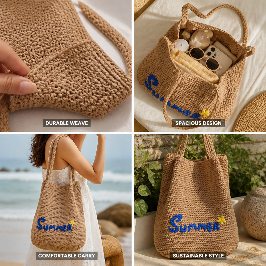 Handwoven & Durable Macrame Tote
