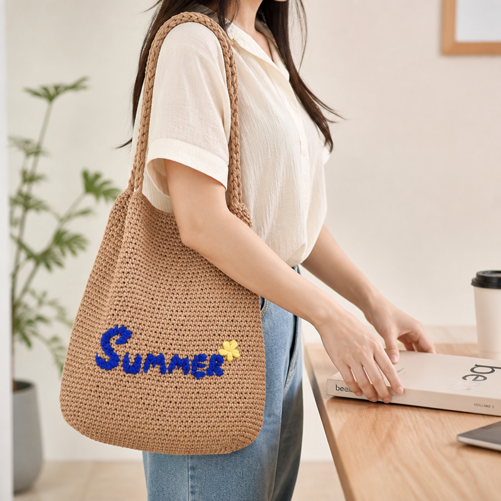 Handwoven & Durable Macrame Tote
