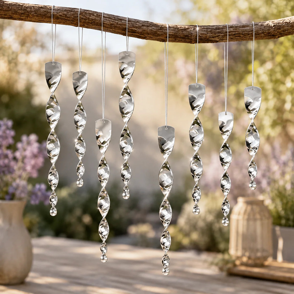 Hanging Bird Repeller Wind-Powered Reflective Weatherproof