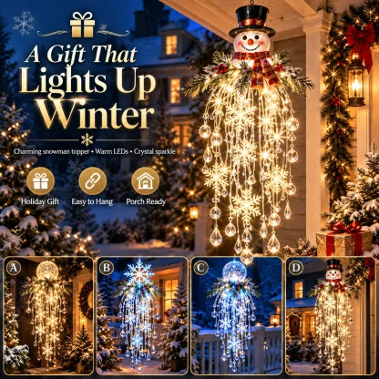 Hanging Christmas Lights Cascading LED With Remote Control
