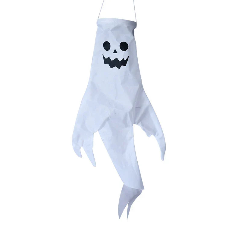 Hanging Ghost Decoration Multi-Color LED Lightweight Fabric Built-In Loop