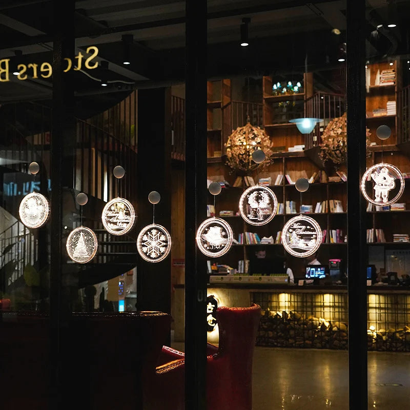 Hanging Light Energy-Efficient LED Snowman Indoor & Outdoor
