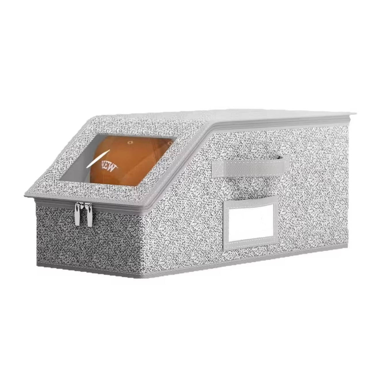 Hat Storage Box Stackable Cardboard Clear Window