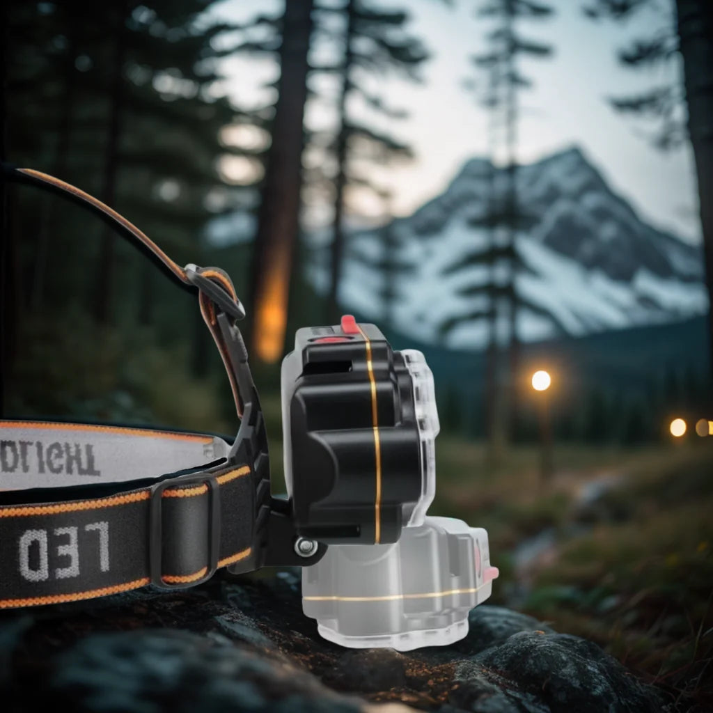 Headlamp Motion-Sensor Rechargeable 18000 Lumens