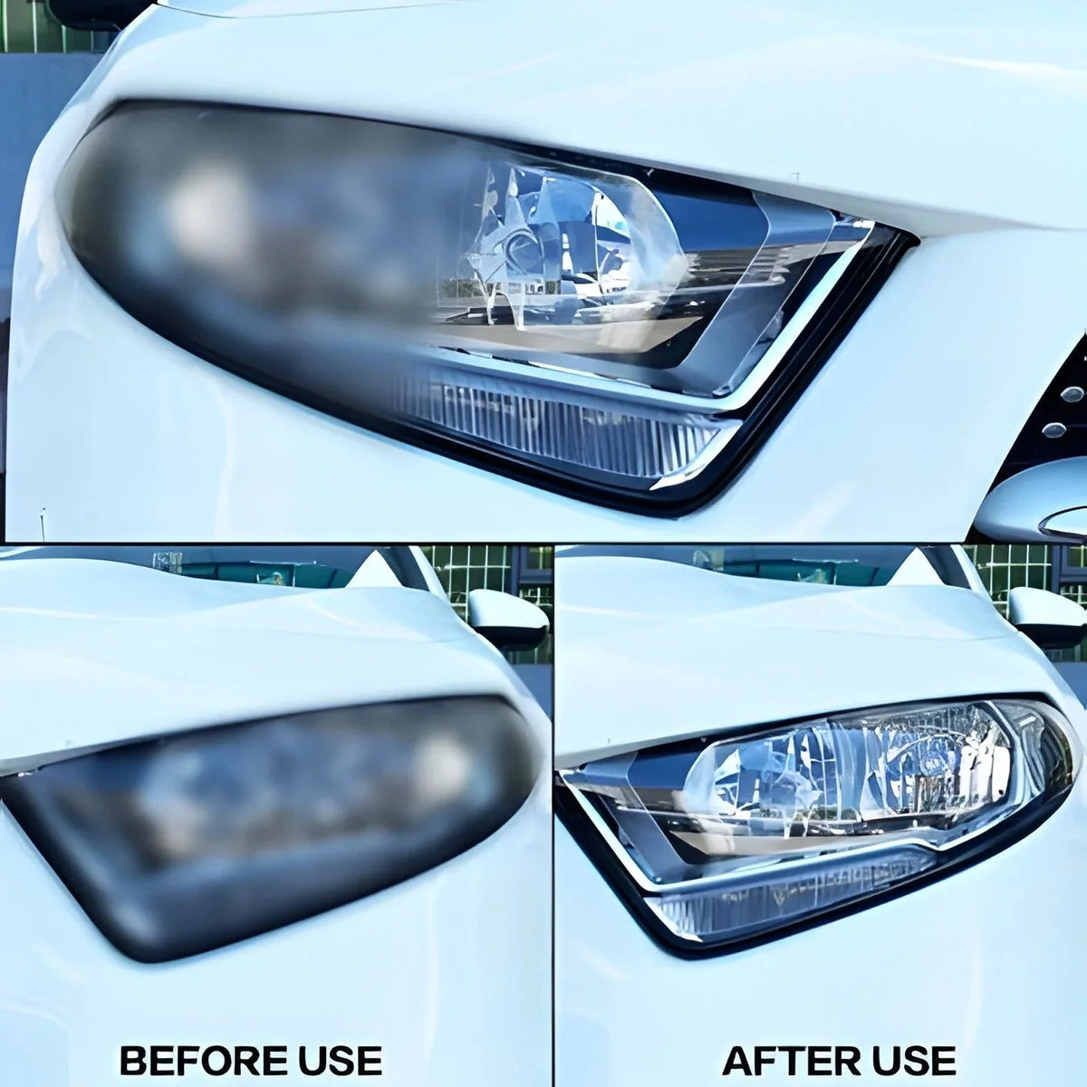 Headlight Restoration Kit Vapor Application 12V Powered UV-Resistant Coating
