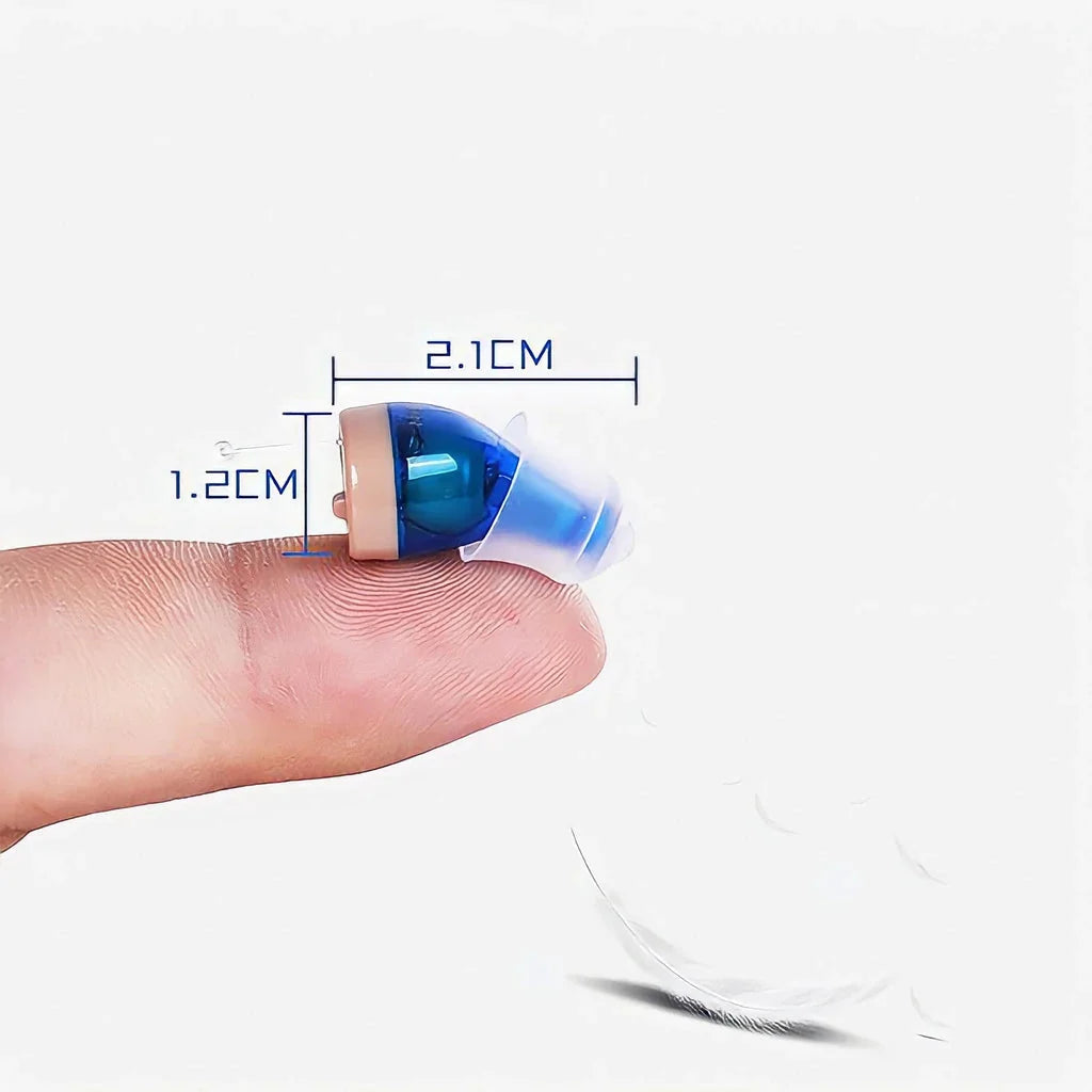Hearing Aid In-Ear Rechargeable Noise Reduction 20-Hour Battery