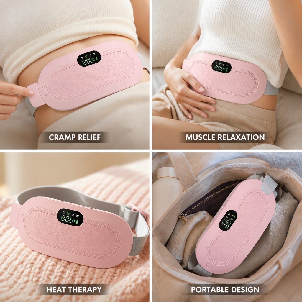 Heat & Vibration Heating Pad (Menstrual Relief)