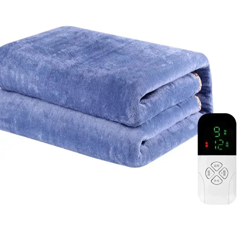 Heated Blanket Adjustable Thermostat Overheat Protection Auto Shut-Off