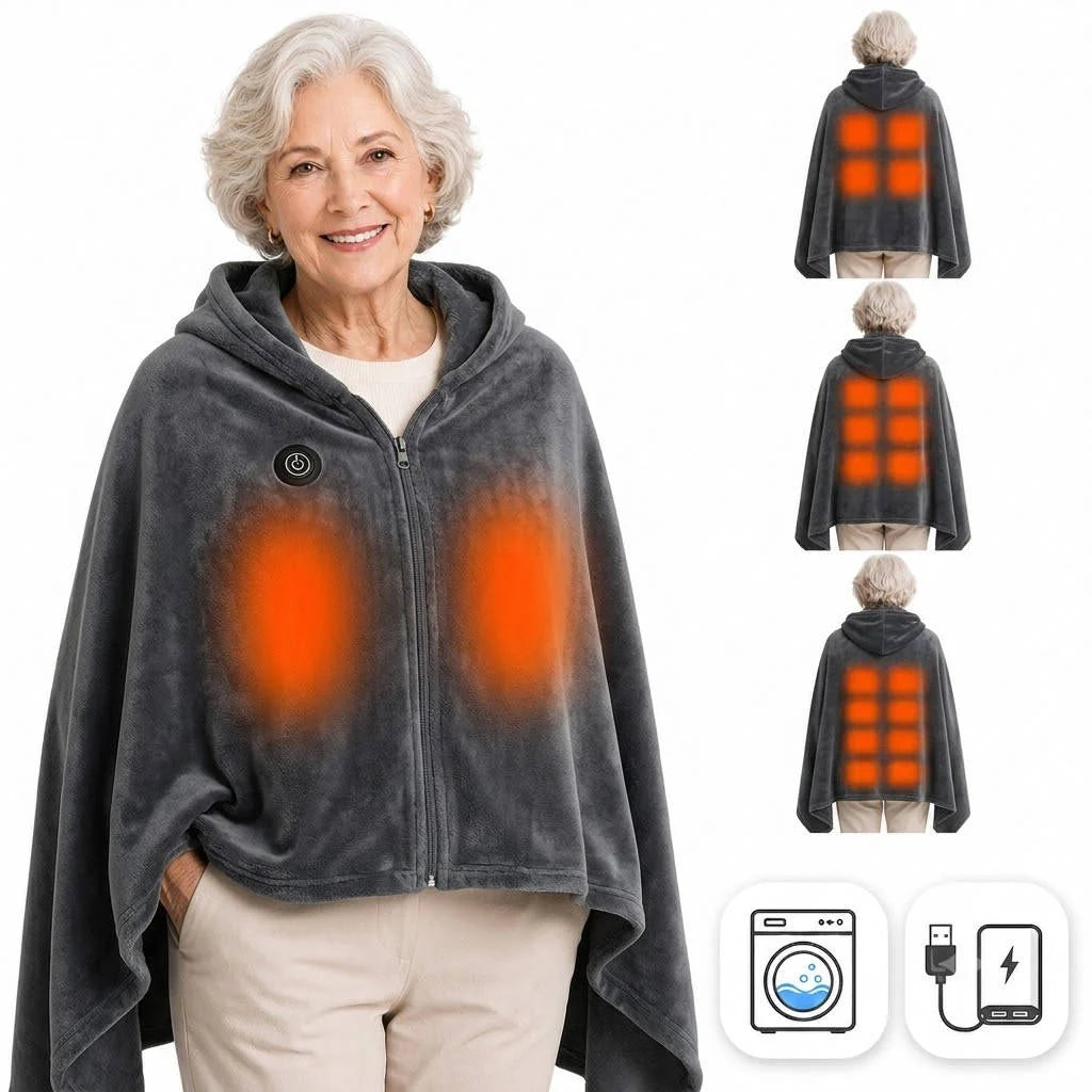 Heated Blanket Cordless USB Rechargeable 9 Heating Zones