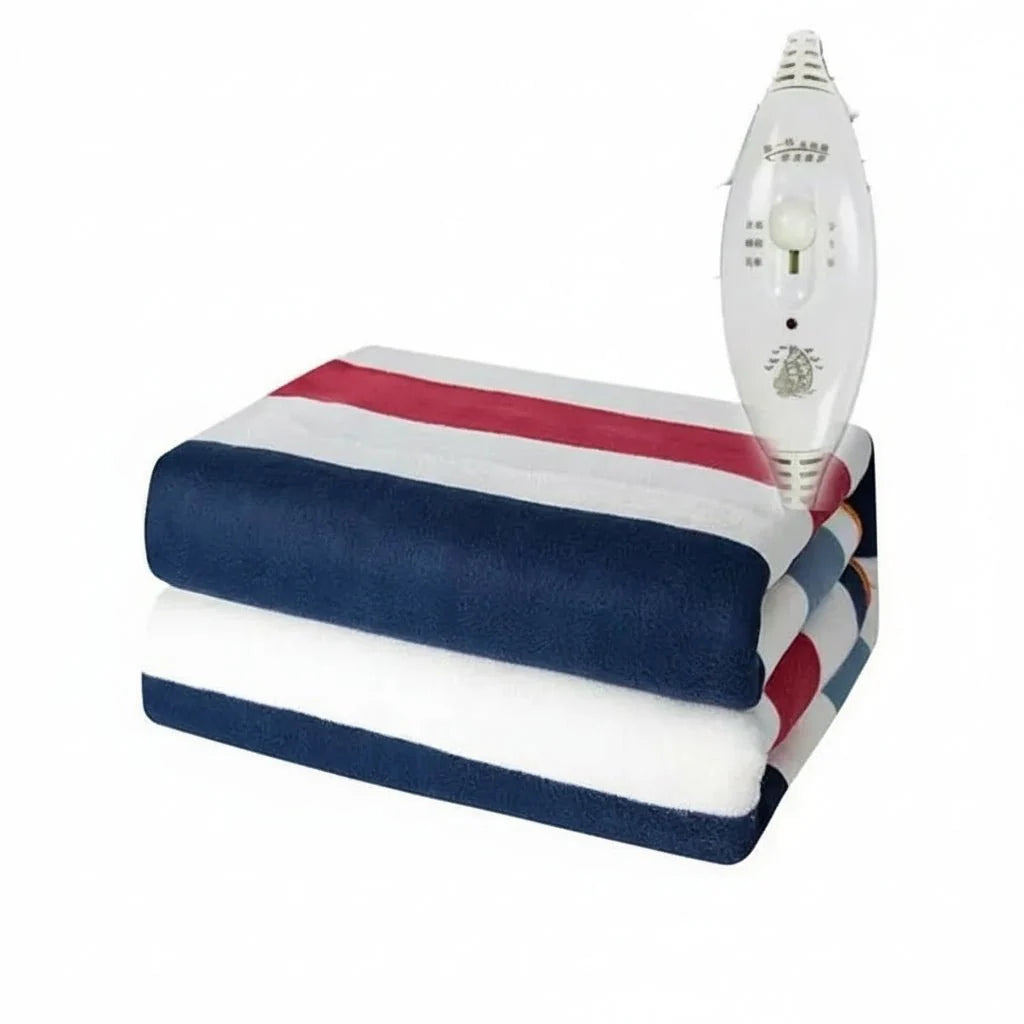 Heated Blanket Plush Adjustable Heat Settings