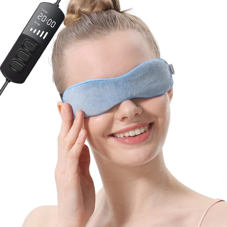 Heated Eye Mask USB-Powered 5 Heat Levels & Timer