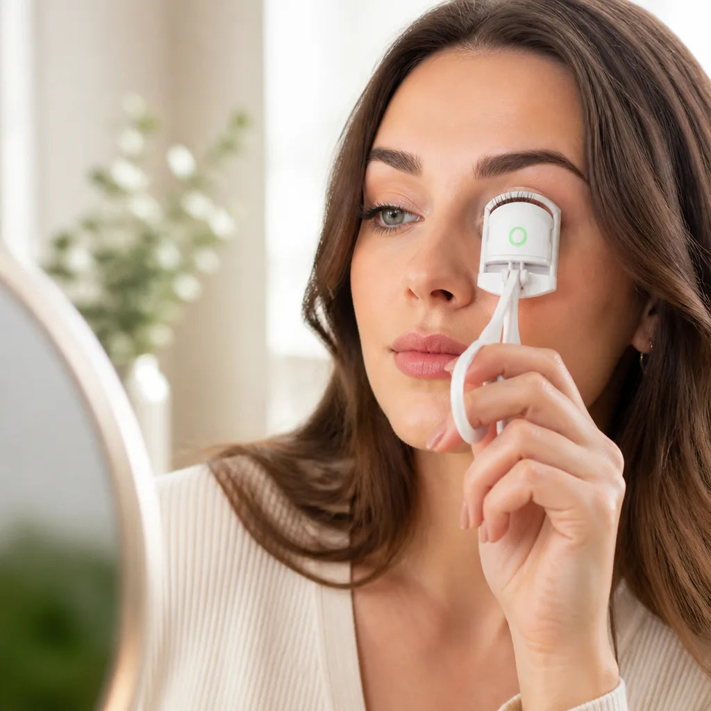 Heated Eyelash Curler USB Rechargeable & Portable 24-Hour Hold