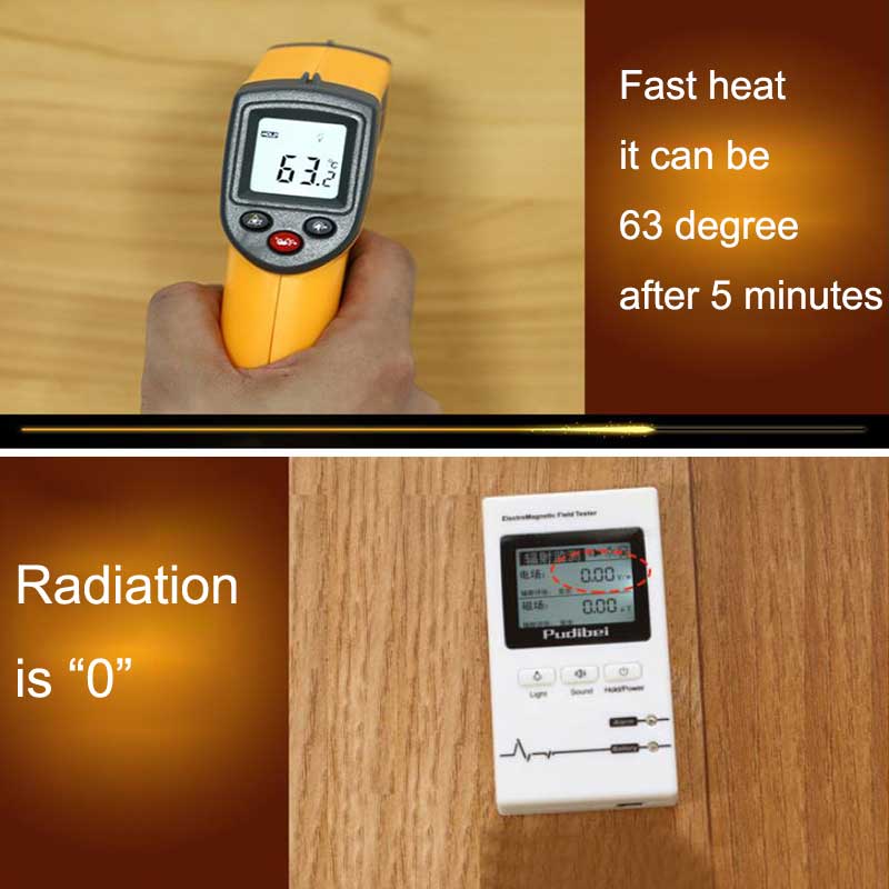 Heated Foot Mat Waterproof 9-Position Temperature Control