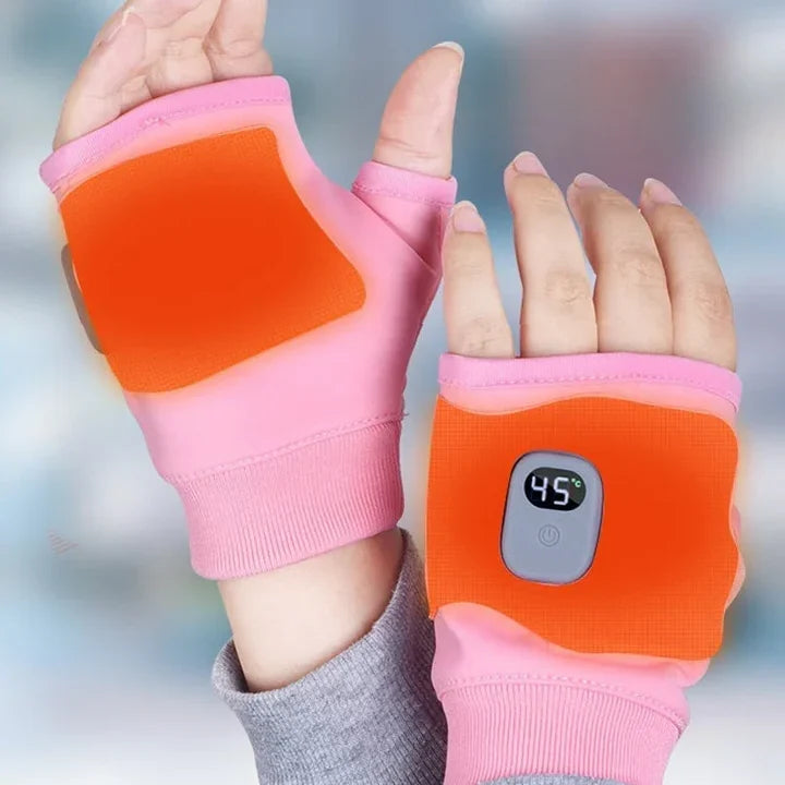 Heated Gloves Adjustable Heat 6-Hour Runtime Lycra Microfiber