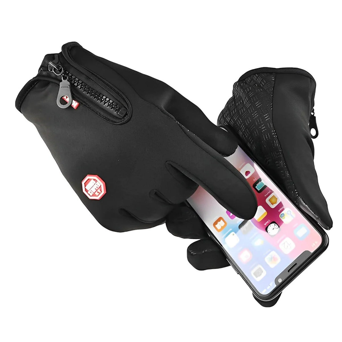 Heated Gloves Carbon Fiber Heating Touchscreen-Compatible Water-Repellent Windproof