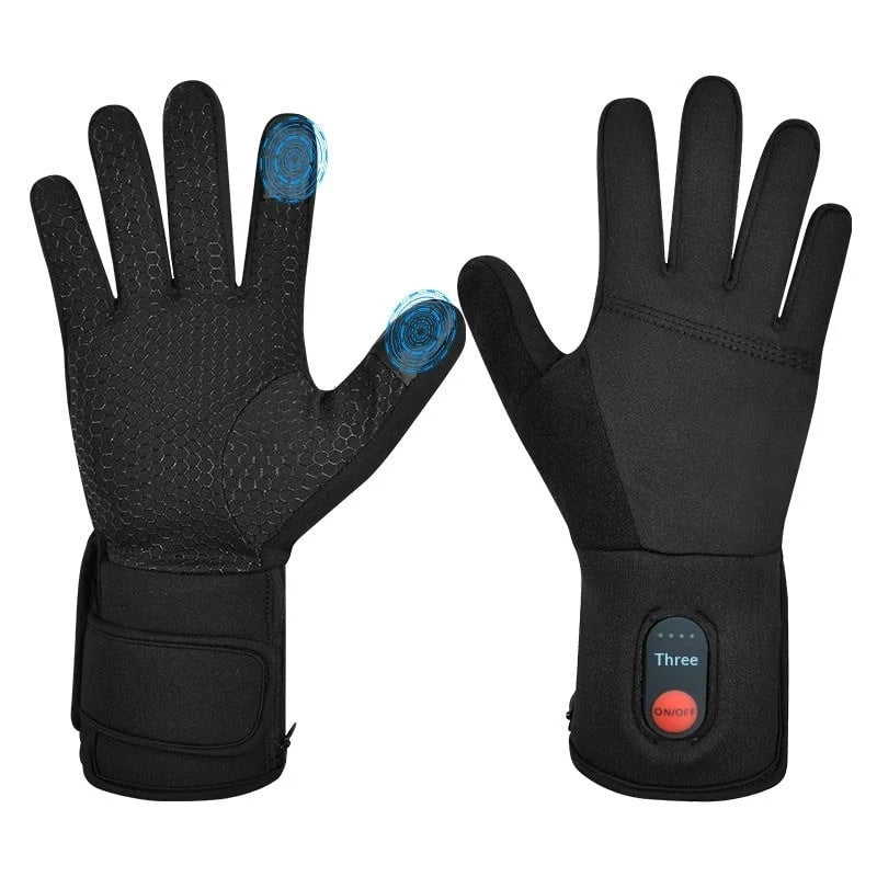 Heated Gloves Rechargeable Touchscreen Three Heat Levels