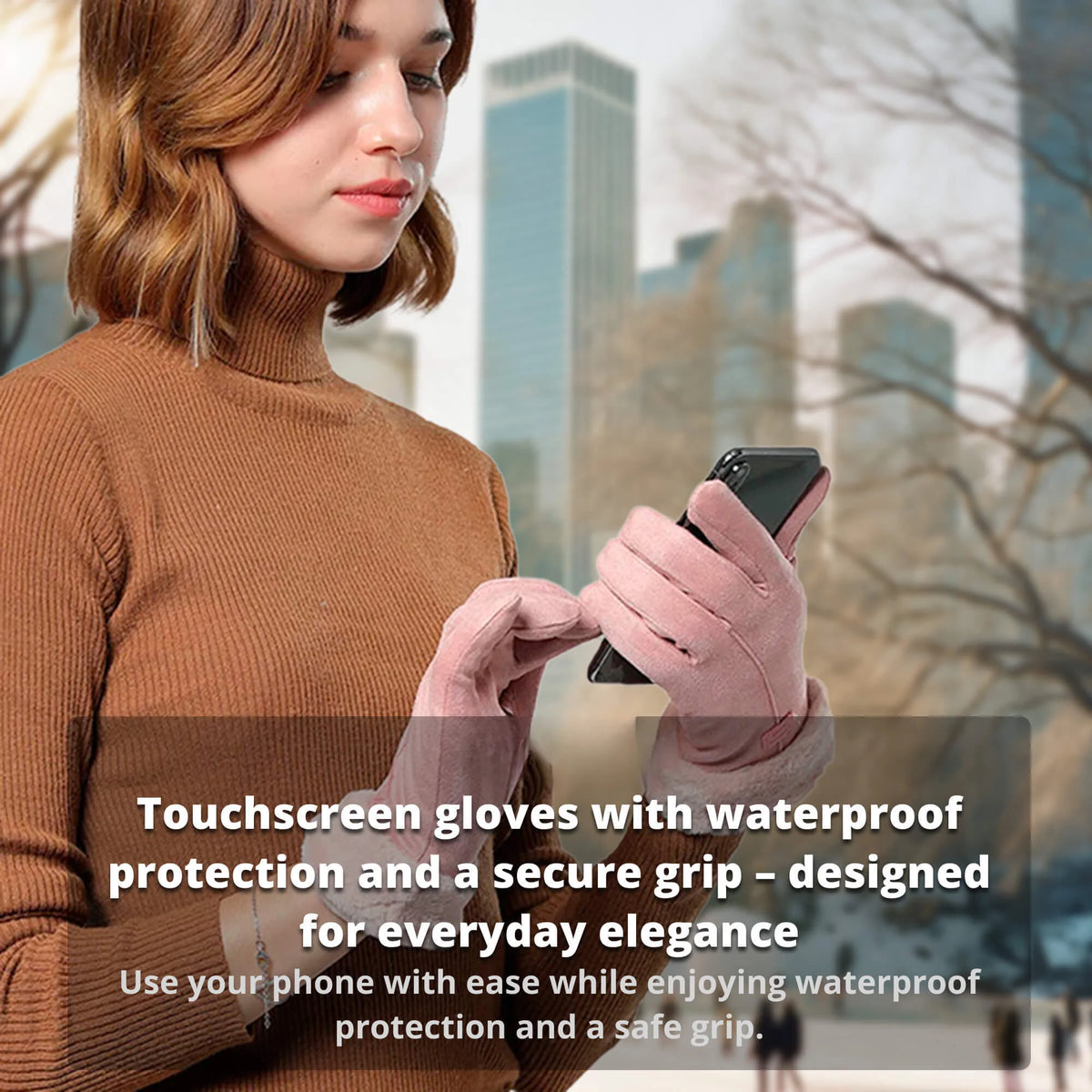 Heated Gloves USB-Rechargeable Waterproof Touchscreen-Compatible