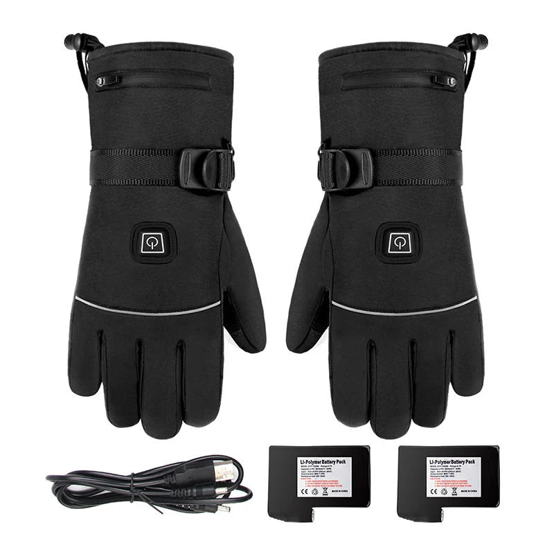 Heated Gloves Waterproof Touchscreen-Compatible Rechargeable