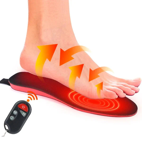 Heated Insoles Rechargeable Wireless Remote Slim & Breathable
