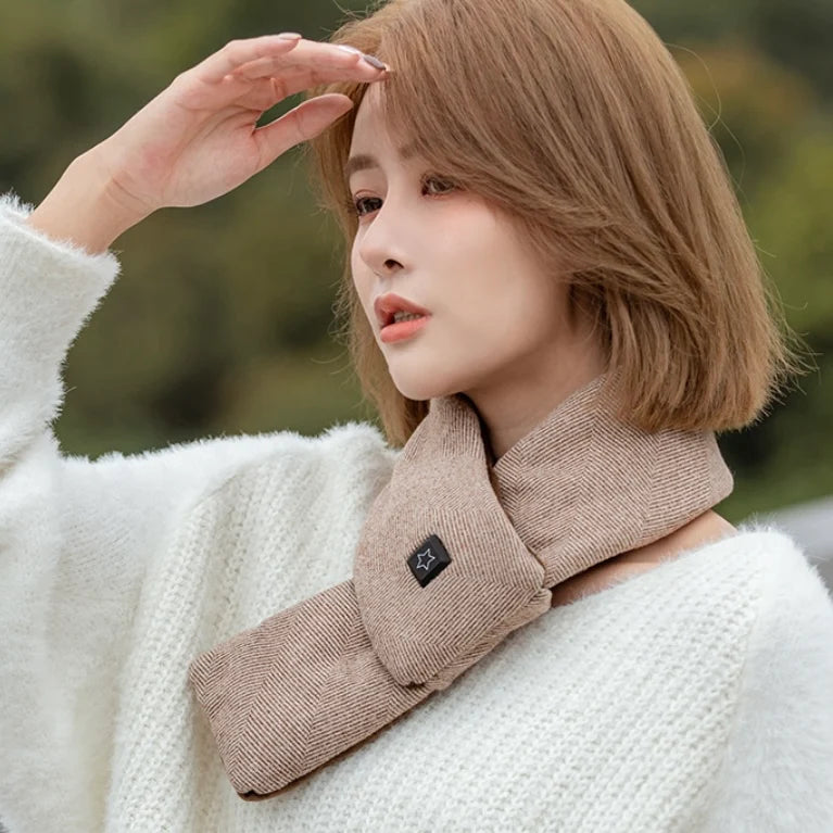 Heated Neck Scarf Graphene Heating USB-Powered Adjustable Heat