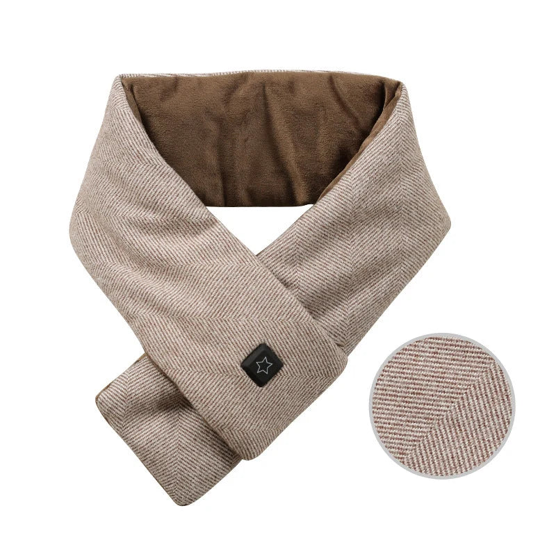 Heated Neck Scarf Graphene Heating USB-Powered Adjustable Heat