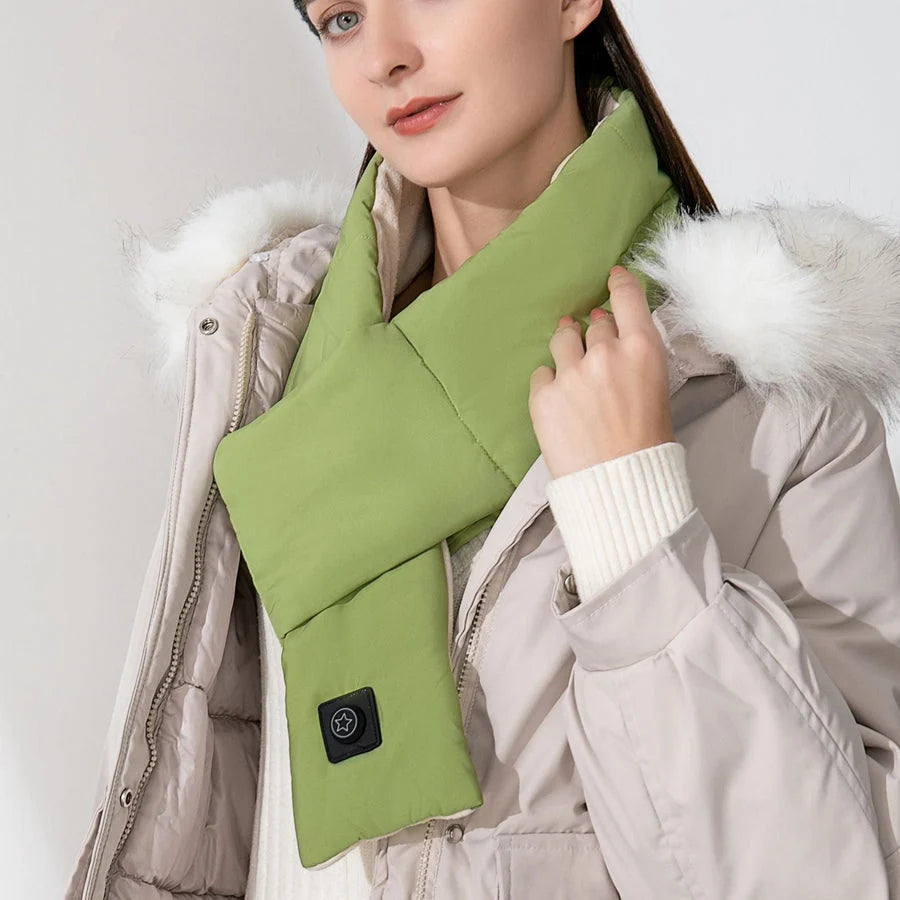 Heated Neck Scarf Graphene Heating USB-Powered Adjustable Heat