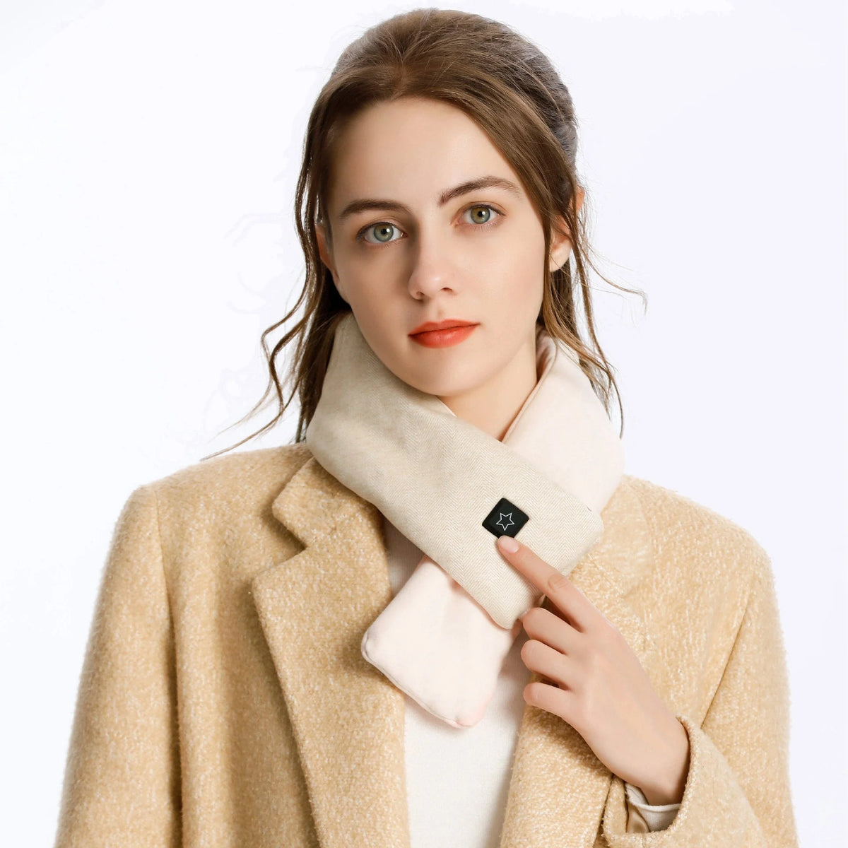 Heated Scarf USB-Powered Adjustable Three Heat Settings Up to 7 Hours Warmth