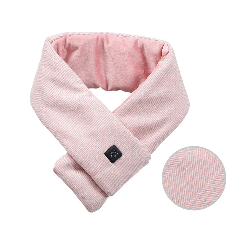 Heated Scarf USB-Powered Adjustable Three Heat Settings Up to 7 Hours Warmth
