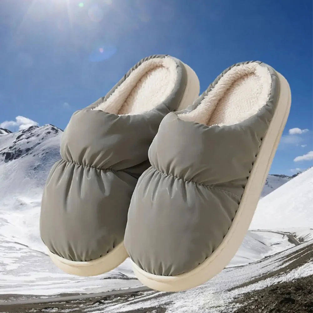 Heated Slippers USB-Powered Plush Lined Ergonomic Support