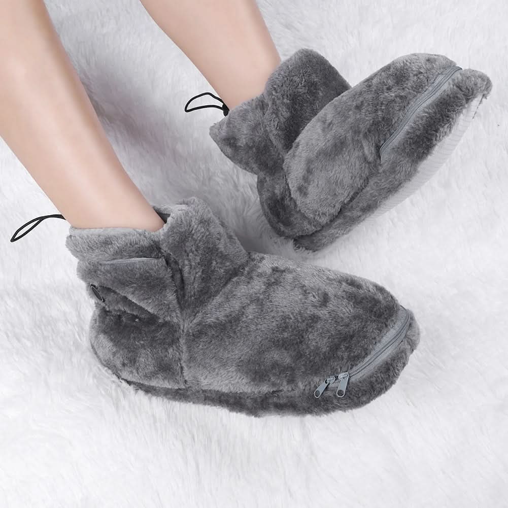 Heated Slippers USB-Powered Soft Plush Lining