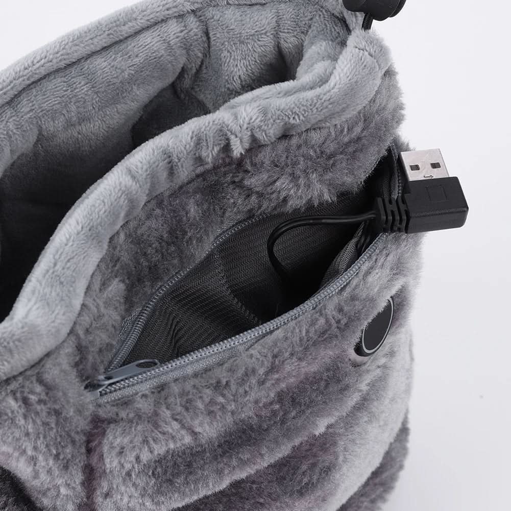 Heated Slippers USB-Powered Soft Plush Lining