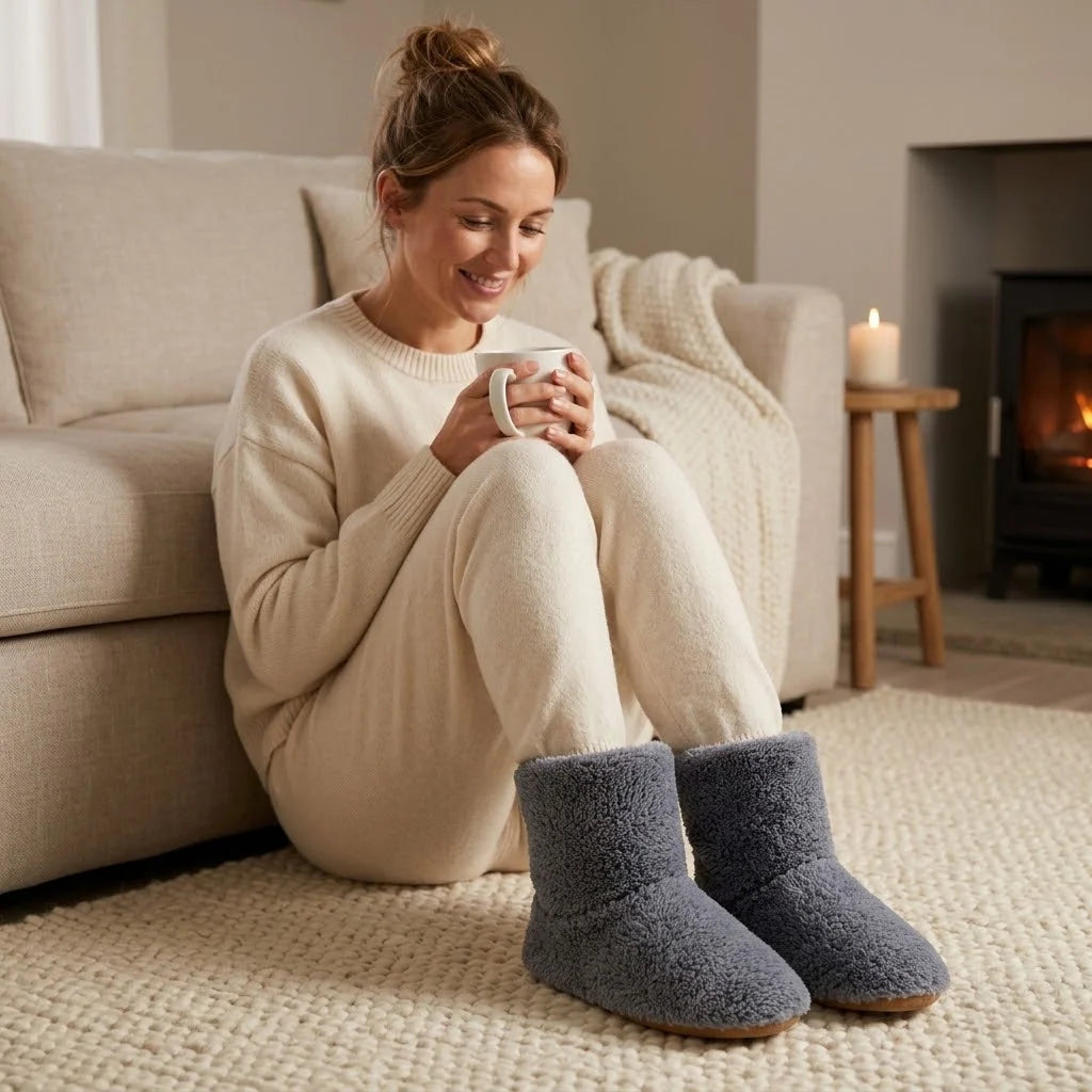 Heated Slippers USB-Powered Washable Non-Slip Sole