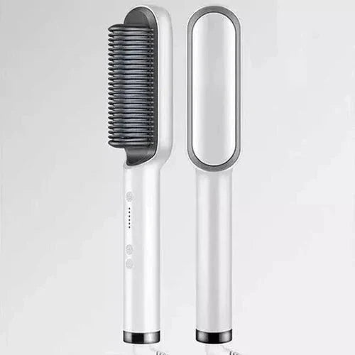 Heated Styling Comb Adjustable Heat Ion Frizz Control Portable