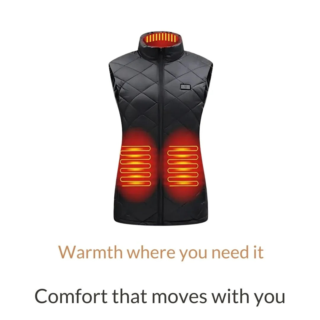 Heated Vest 9-Zone Heating 10-Hour Runtime