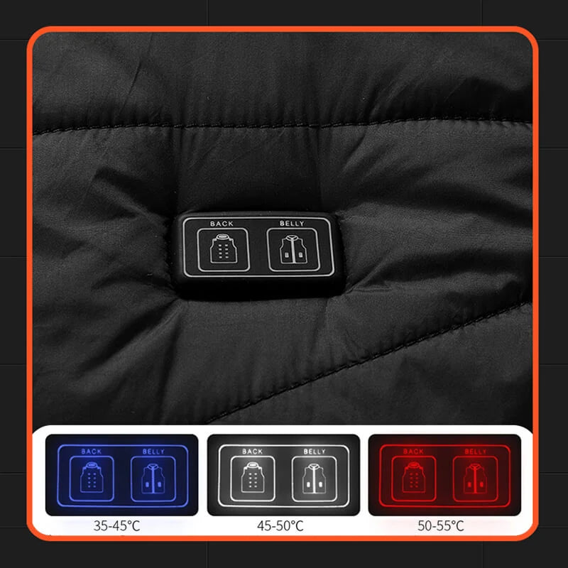 Heated Vest USB-Powered Graphene Heating Adjustable Heat